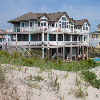 Vacation Rentals Menu Button