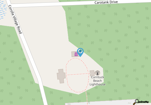 Currituck Beach Lighthouse map location