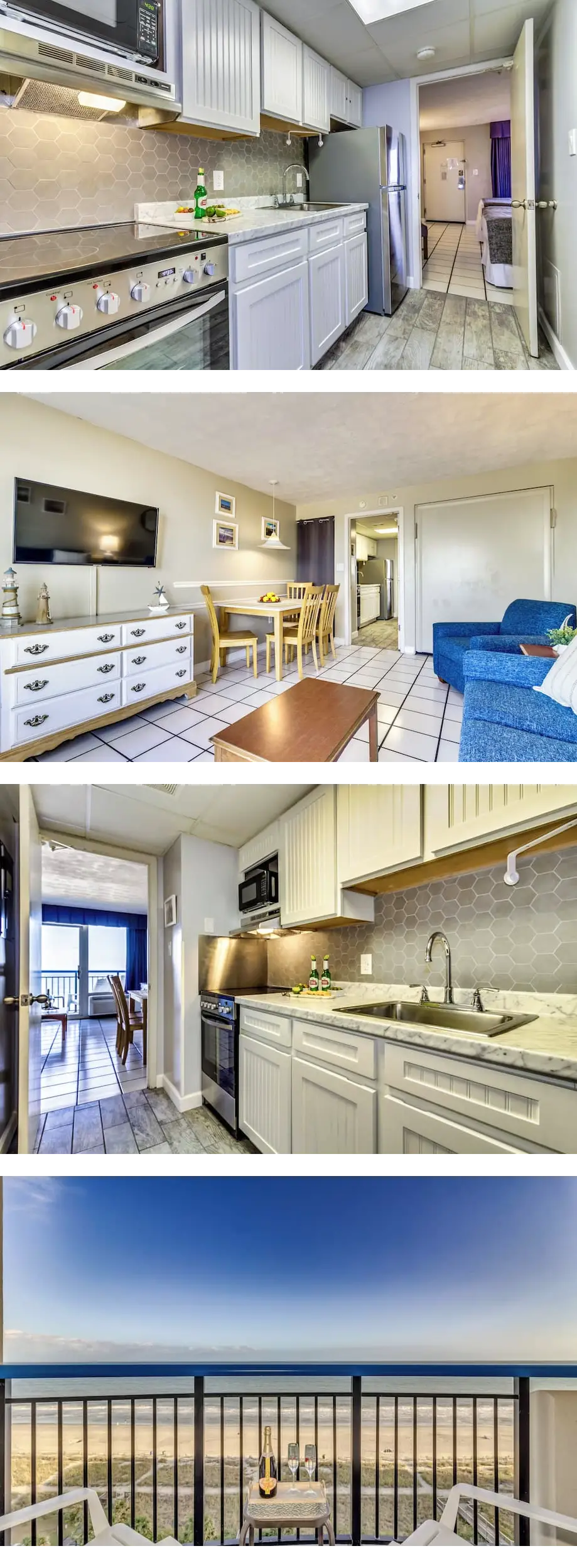 Inviting Oceanfront 1Br with Jetted Gard...