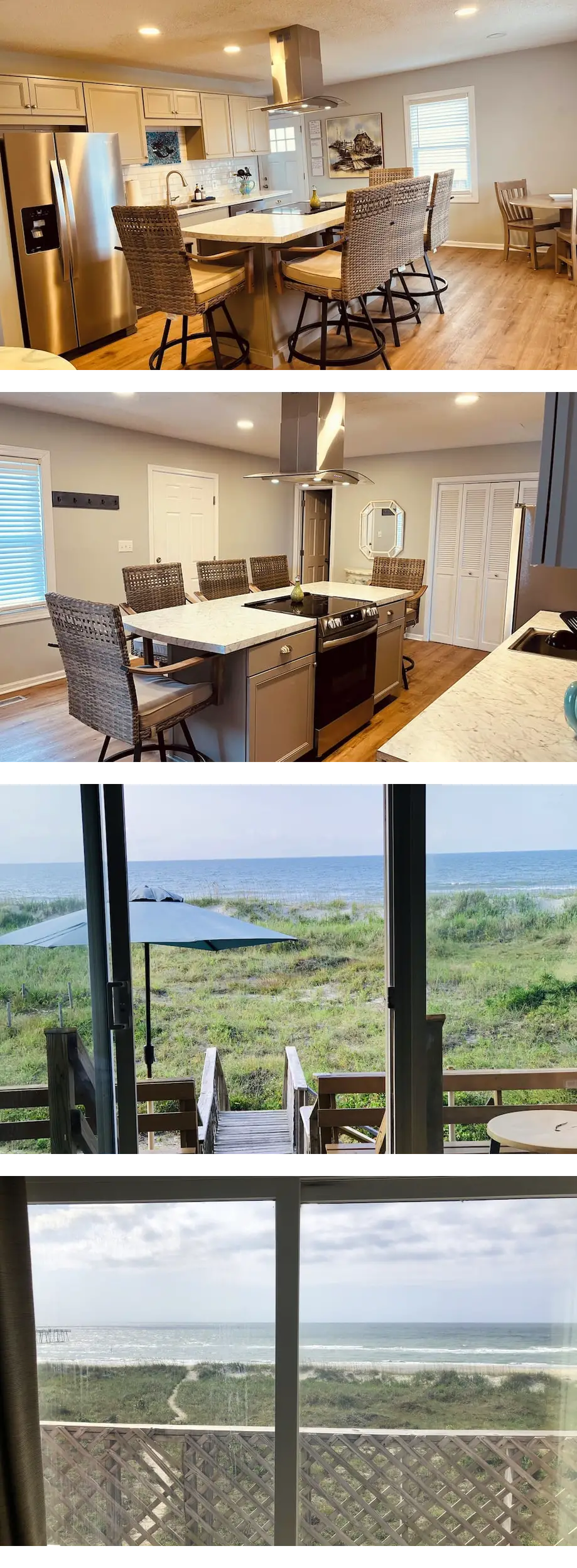 Oceanfront Duplex - Sleeps 10 - Great Pr...