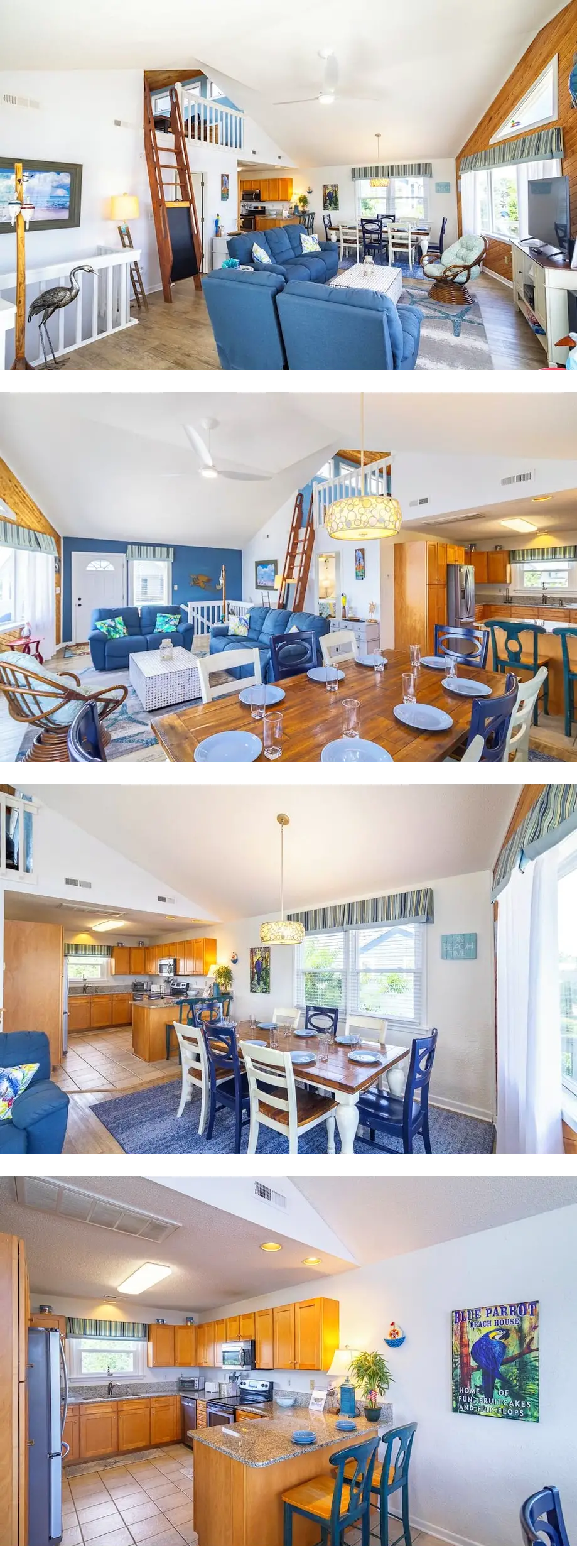 Sunrise views, sand volleyball court, an...