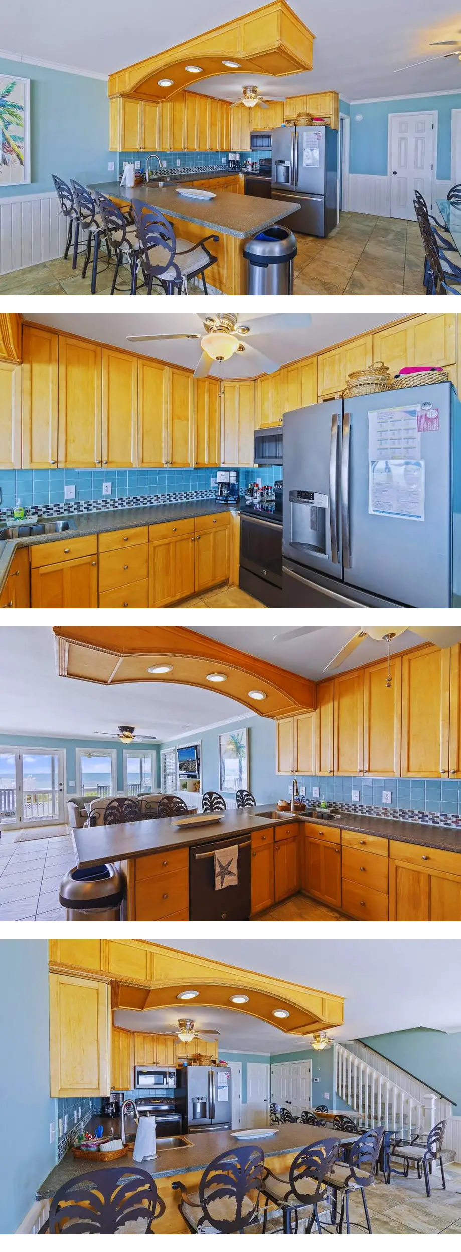 7 Bedrooms, Oceanfront duplex with a poo...