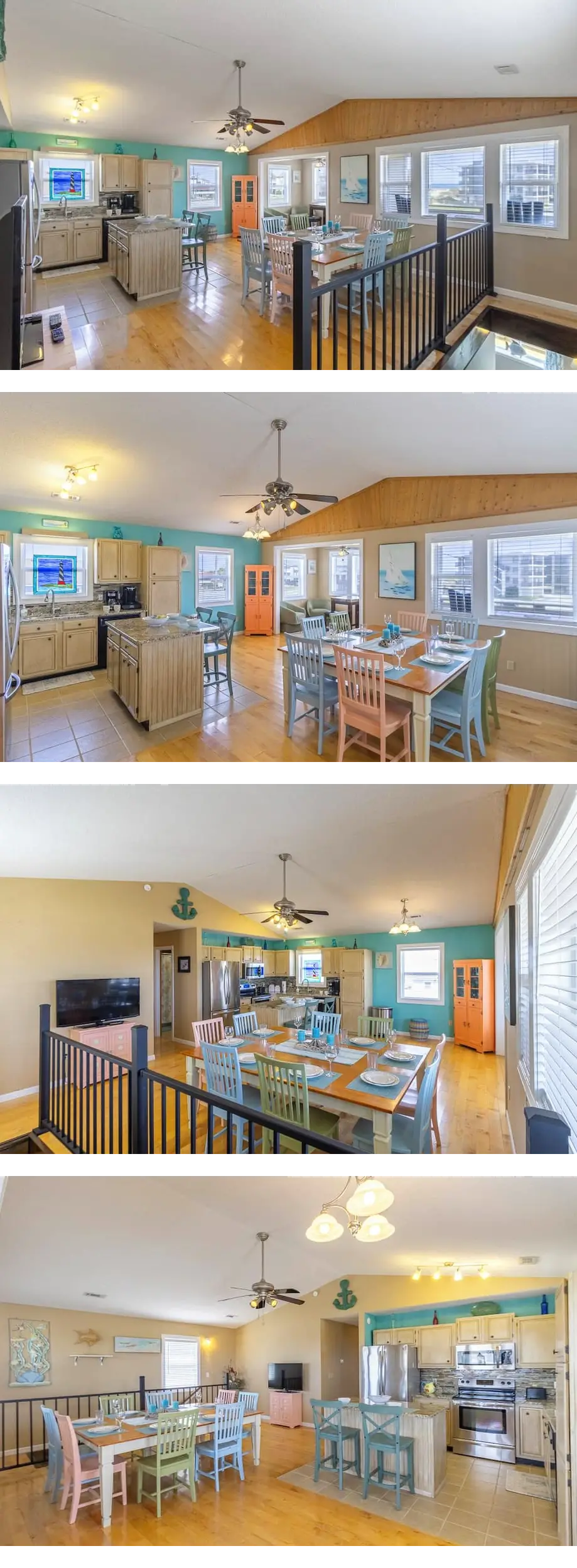 Semi-oceanfront Nags Head home near shop...