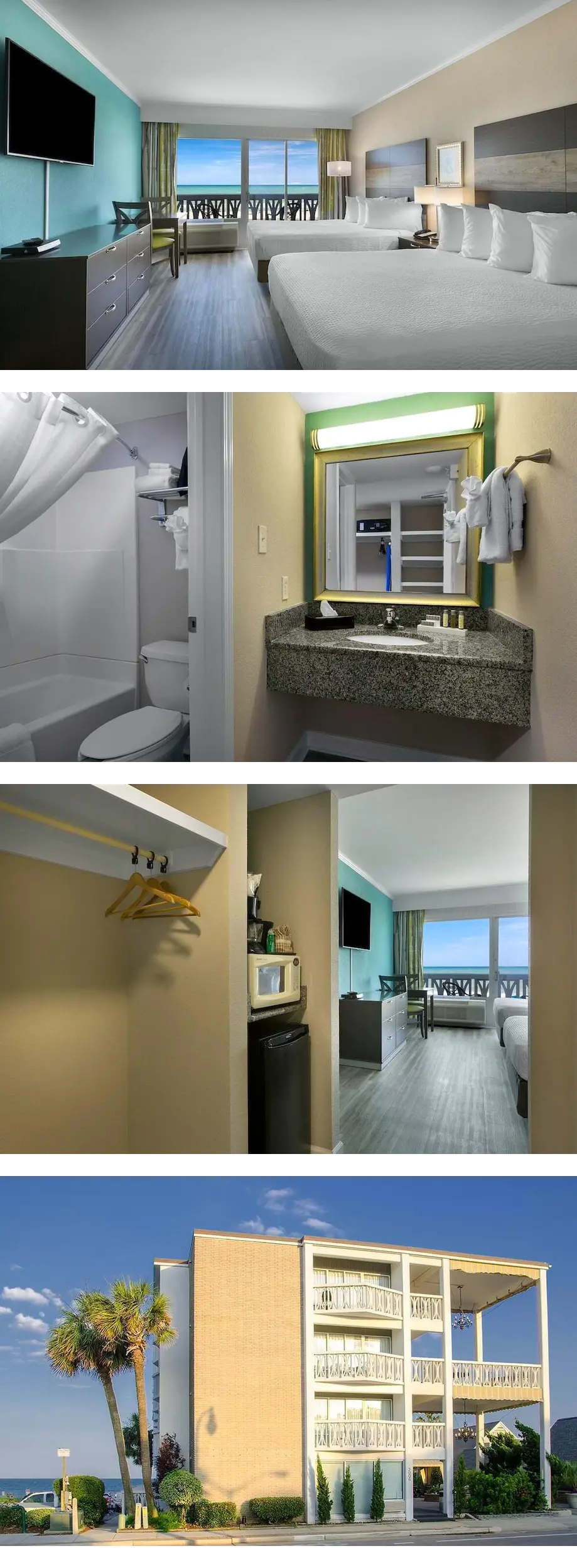 4th Floor Oceanfront Room Oasis with Poo...
