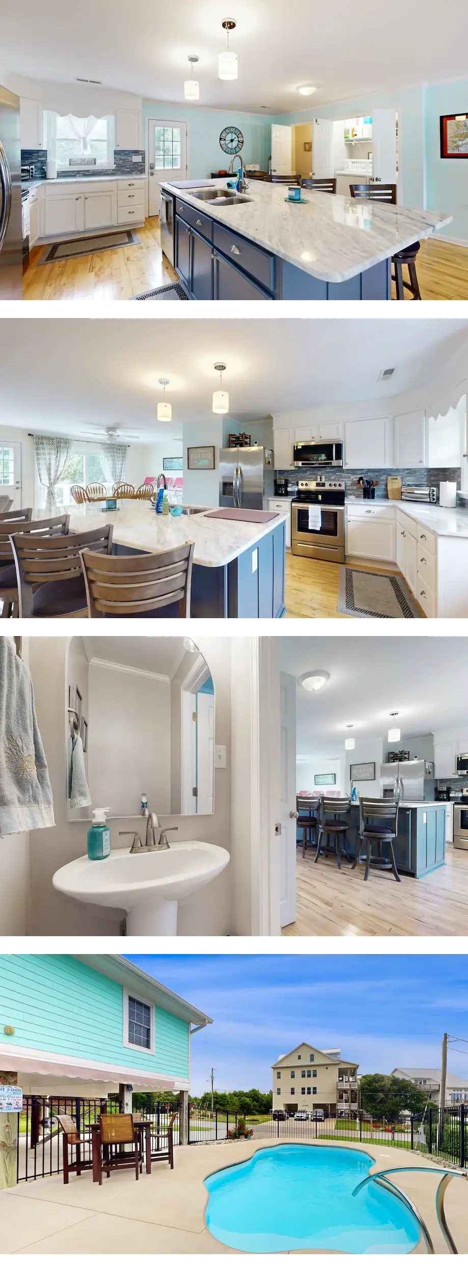 5th row from ocean, open floor plan, spa...