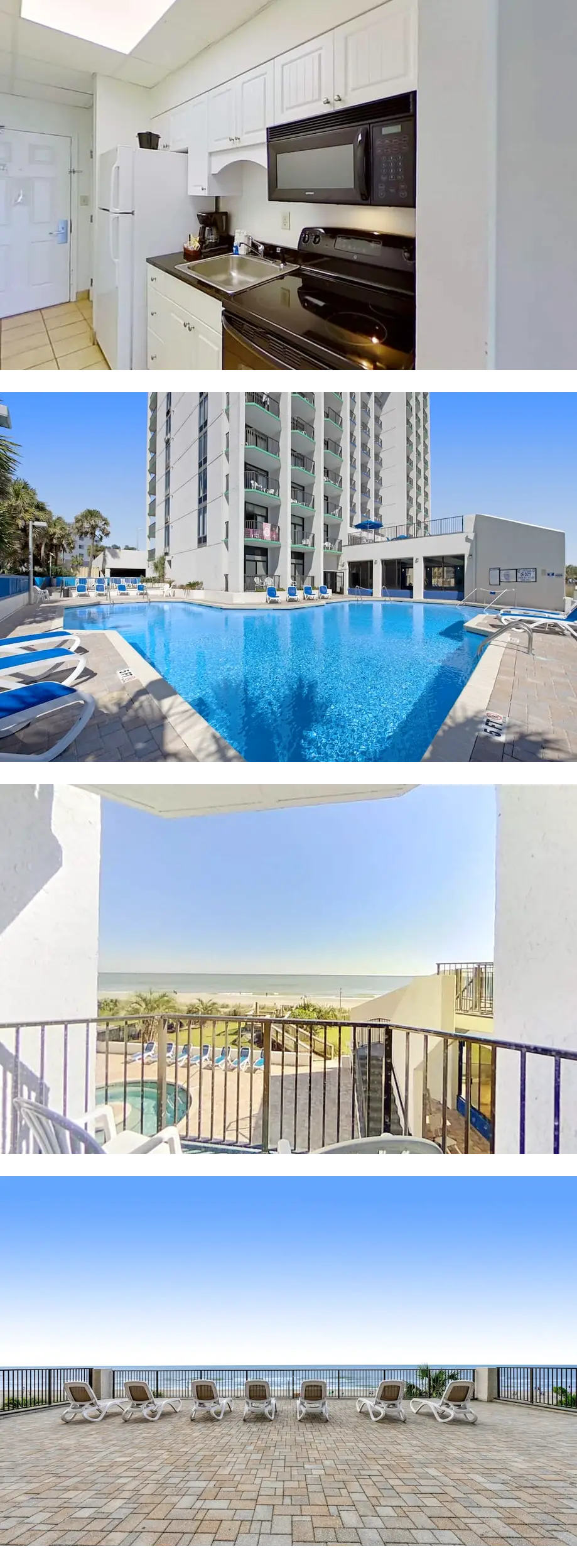 2nd Floor Oceanfront Snowbird Friendly S...