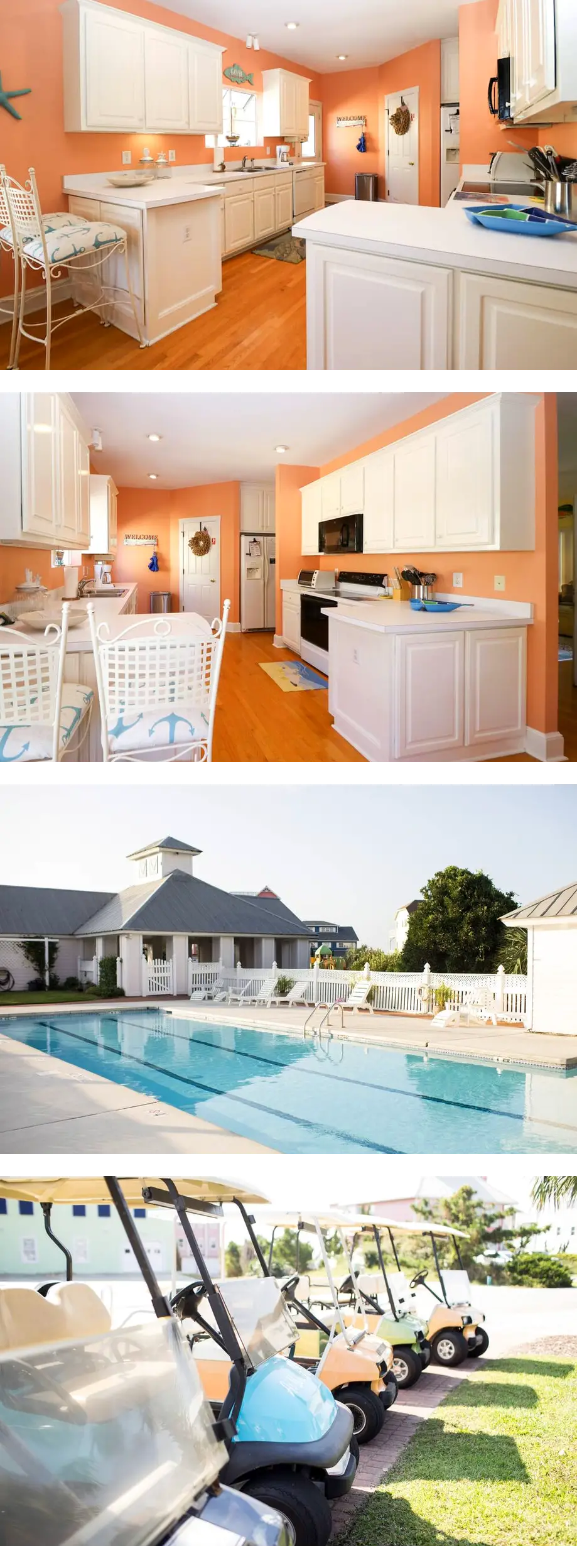 Home with golf cart,community pool,easy ...