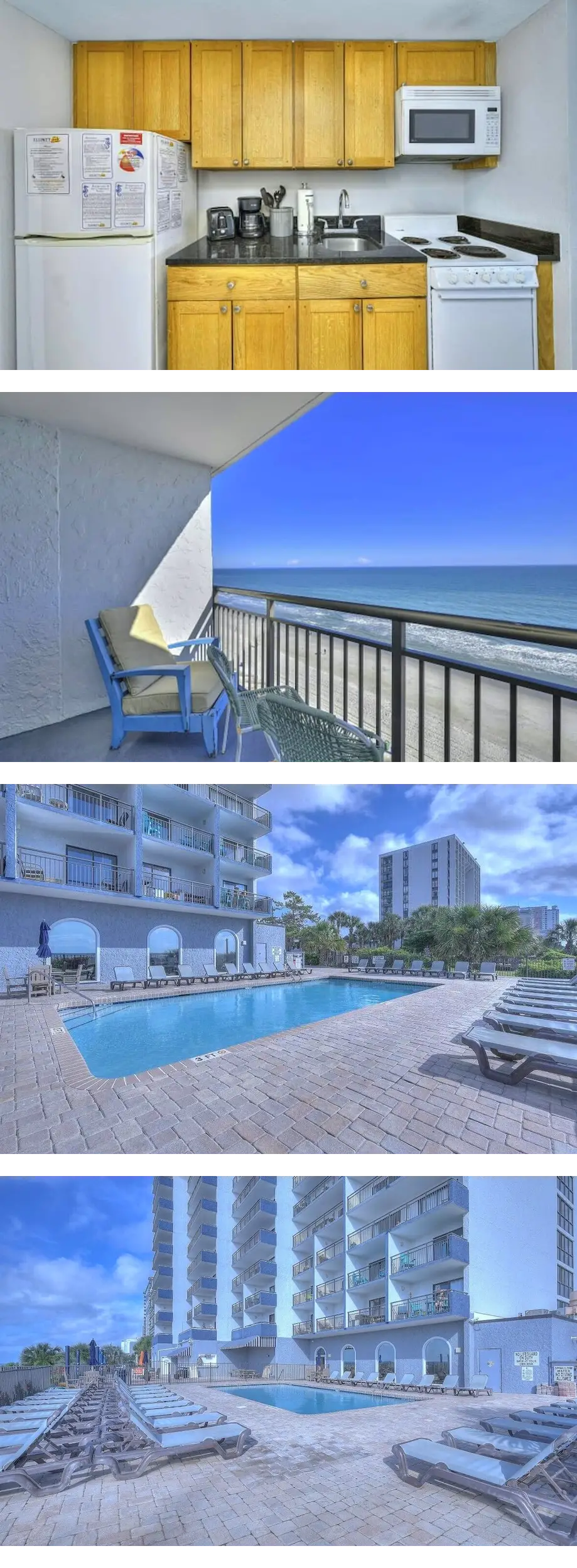 Oceanfront Bluewater Resort 1002B- Pools