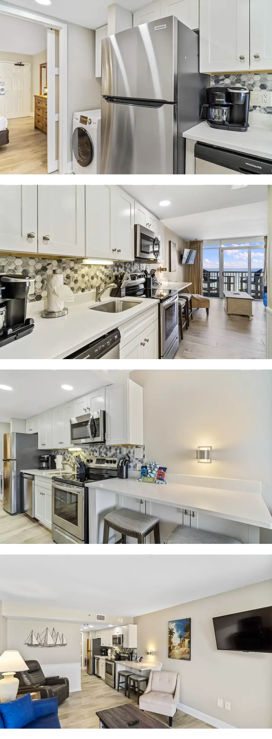 Seawatch Resort 1207- Oceanfront! Washer...