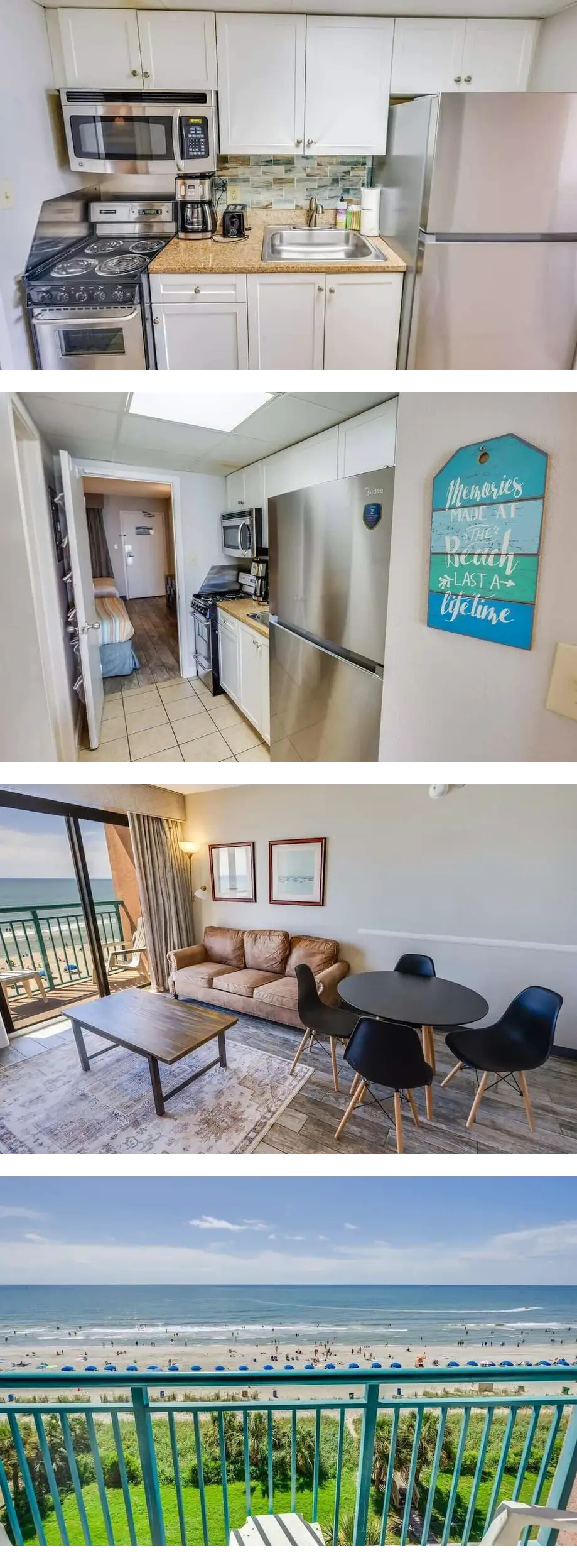 New 1BR Direct Oceanfront Sandcastle So...