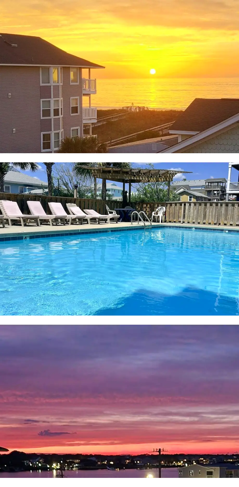 Condo with amazing sunrise and sunset vi...