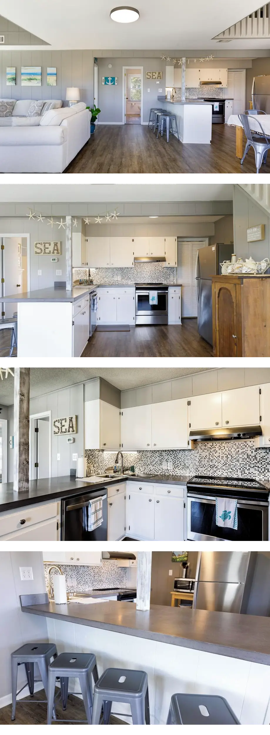 50 yards to the beach, sleeps 8 & ready ...