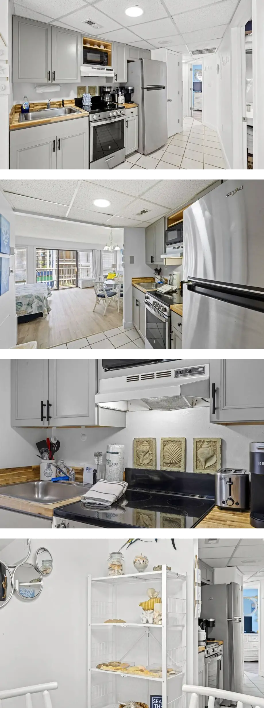 King Bed Condo with Kitchen Pool Hot Tub...
