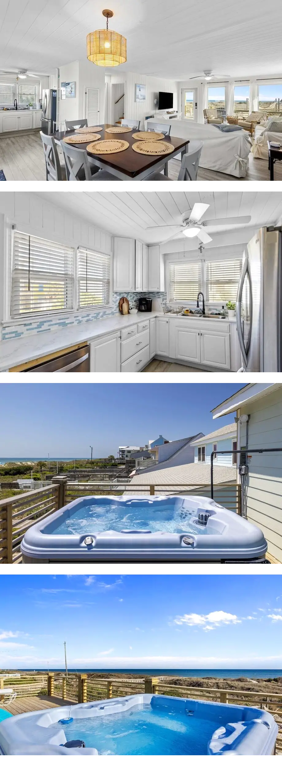 Oceanfront Oasis + Guesthouse: 2 Hot Tub...